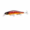 12.5 cm / 17.7g Topwater isca de pesca minnow isca artificial 3d olhos plásticos wobblers tackle PESCA sistema de ímã de fundição distante