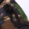 Manteau garçons vers le bas Parka vestes vêtements d'hiver chauds garçon enfants fermeture éclair manteaux chauds décontracté vêtements d'extérieur pour enfants garçon veste de Camouflage à capuche