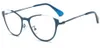 Wholesale-Cat Eye Flat Eyeglasses Cat Eye Metal Frame Glasses Optical Frame Big Glasses Accessories Eyewear frames 2018
