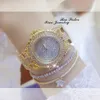 Designer elegante BS Gold Women Fashion Watches Luxury Diamond Montre Femme Ladies Bracelet Welp Women Dourado Relógio Feminino CJ7272180