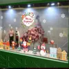 Wesołych Ściennych Naklejki Wymuszalne Santa Claus Snowflake Shop Kalkomanie