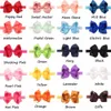 20 st Baby Girls Headbands Grosgrain Ribbon 4,5 "Hårbågar Headband Big Bow Hair Bands för småbarns modehårtillbehör