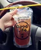 クリアプラスチック製の飲み物バッグジュースミルクティーコーヒー包装袋飲料ジュースコーヒーバッググッドライフ夏の飲料ポーチ