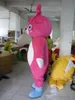 2019 Professional grande grande mascotte d'ours rose Costume de déguisement Taille adulte costume de mascotte PEE Suit