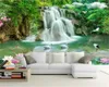 3d Modern Wallpaper Beautiful Landscape Waterfall 3D TV Background Wall Home Decor Living Room Bedroom Wallcovering HD Wallpaper