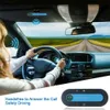 Kit voiture mains libres Bluetooth récepteur Clip-on pare-soleil bluetooth haut-parleur récepteur de musique mains libres sans fil