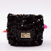 Baby Girls Sequin Messenger Bag PU wallet Cartoon Cute Kids Shoulder Bags Boutique Coin Purse 5 colors designer handbag