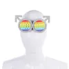 Cospty Free Shipping Gay Pride Cosplay Prop Decoration Eyewear LGBT Accessories Men and Women Transgender Symbol Rainbow Glasses