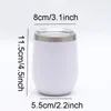 12oz Stainless Steel Egg Mug Water Bottle 2 Layer Vacuum Shatterproof Tumbler Beer Mug Wedding Party Wine Coffee Mug With Lid BH182585895