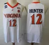 2019 Men's NCAA Virginia Cavaliers 12 De'Andre Hunter Kyle Guy Jersey #5 UVA Final Four ACC Virginia Cavaliers College Basketball Jersey