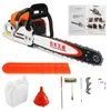 4KW Gas Gasoline Powered Chainsaw 62cc 2-stroke Gasoline Chain Saw Wood Pruning Cutting