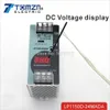 Freeshipping 150W 24V 6.25A Mini size Din Rail Single Output Switching power supply with voltmeter voltage display montior 100-240V input