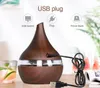 New 300ml USB Electric Aroma air diffuser wood Ultrasonic air humidifier Essential oil cool mist maker for home 9094954