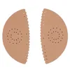 2pcs Удобная Невидимый Triangle кожа Массаж Стельки для женщин для обуви Колодки Arch поддержки пяточной шпоры Стельки