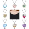 Vendita calda Love You MOM Collana Pendenti in vetro a forma di cuore Collana Best Mom Ever Fashion Jewelry Mother Gift