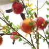 67CM height artificial fruit tree branches artificial pomegranate fruit branch simulation flower home decoration wedding fake flow5203776