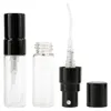 Parfym Spray Bottle 3ml Papperslådor Glas Parfymflaska med Atomizer Tom Parfum Förpackning Gratis DHL