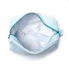 25pcs Lot Aqua Seersucker Make Up Bags US Wearehouse Cosmetic Bag Light Weight Toiletry accessories Case DOM106059