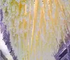 Élégant fleur artificielle glycine fleur vigne maison jardin tenture murale rotin pour fête de noël décoration de mariage