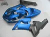 carenagens Personalizar chineses para Kawasaki 2005 2006 ZX6R Ninja ZX 636 ZX 6R 05 06 ZX6R azul fosco motocicleta carenagem bodykit TV16