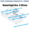 VS27 EDM 지그 도구 (수동 또는 조정 가능) 정밀 각도 바이스 0-160mm (사각형 미세 조정) 160mm 광장 빠른 클램프 와이어 EDM 바이스