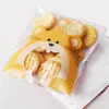 كيس هدايا Cartoon Animal Pig Cat Cookie للحلويات الحاضر تعبئة Favors Cake Packag Candy Party Party Bass YQ01817