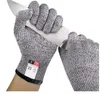 Niveau 5 Anticuptes Gants Sécurité Pépeuse Épreuve Résistante en acier inoxydable Fil Metal Métroque Glants de randonnée de sécurité de sécurité CutResistant7118032