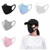 Anti Toz Yüz Ağız Kapak Yetişkin PM2.5 Tasarımcı Maskesi Maske toz geçirmez anti-bakteriyel Yıkanabilir Yeniden kullanılabilir Buz İpek Maskeler 200pcs
