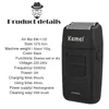 Kemei Electric Razor Shaver Face Care Multifunktionellektrisk Razor Shaver Men Barber Trimmer Rechargeable 5