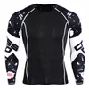 Mens Compression Shirts 3d Teen Wolf Jerseys Long Sleeve T Shirt Fitness Men Lycra Mma Crossfit T -Shirts Tights Brand Clothing Trend