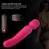 G Spot Potężny Doustny Clit Wibratory Dla Kobiet USB Charge AV Magiczna różdżka Wibrator Masażer Dorosłych Sex Zabawki Dla Kobiety Masturbator Y191214