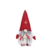 Ornamento do Natal do gnomo de Santa Plush Handmade escandinavo Tomte sueco Elf Dwarf Nordic Figurine Toy Xmas Decoração Apresenta JK1910