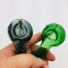 10 Cores Tubo De Floco De Neve 4 "Bubbler Handpipe De Vidro Tubo de Mão Seca fumar Cigarro Filtro de tubos grátis DHL Peso: 50g