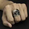 Mode Men Skelett Guy Punk Style Retro Grim Reaper Skull Ringar Högkvalitativ 316l Biker Gratis Leverans Drop Fraktstorlek 6-15