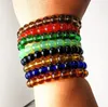 Gutes A ++ Glasperlen, Perlenperlen Armband, Nachahmungsstein, Nachahmungs -Achat, Handschnur FB034 Mix bestellen 20 Stücke viel Perlen, Stränge