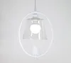 Os pássaros simples nórdicos vintage pendente Luzes americano limpa vidro luminária E27 Light Bulb Sala de jantar MYY