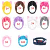 11 styles Cute Elastic Cat Ears Headbands for Women Girls Makeup Face Washing Headband Hairdo Headwrap Hair Accessory da435