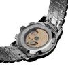 Relogio masculino completo de aço inoxidável relógio automático marca superior luxo 5atm à prova dwaterproof água super luminoso dropshipping