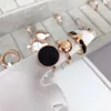 Titanium stalen Ringen strass Rose Goud goede kwaliteit Mode kleine ring gemengde verschillende stijlen rvs bruiloft sieraden gratis DHL