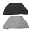 504545cm vinyle Water Shield Dust Cover Yard Zone chauffe-lavable UV étanche résistant à la poussière Mobilier - Noir