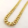 i bulk Partihandel GOLD 5PCS LOT 5mm / 8mm 24 '' Rostfritt stål Slät Curb Chain Halsband Mode Punk Mens Smycken Bästsäljare