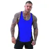 Zogaa herr Vest White Sleeveless Tees Cotton Mens Sports Vest Fitness Stitching Tank Tops Men Fitness Gym Clothing 2019