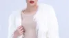 새로운 컬러 LED 빛나는 가짜 모피 코트 레이디 바 댄스 쇼 나이트 클럽 옷 DJ 의상 크리스마스 할로윈 파티 공동 여성 재킷