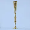 Dekoration Ny ankomst Guld Mental Flower Stand Candelabra Wedding Vase Stand Centerpiece and Flower Stand Decoration Decor00130