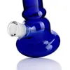 Glass Bong Colorful circulation system straight Tube Water Pipe With 14 mm Joint bowl