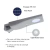 Solar Street Light Outdoor LED 15W 1800LM 2-typer Installation Motion Sensor skymning till gryning litiumbatteri Allt i ett vattentätt för gata g