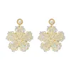 Fashion-r boucles d'oreilles pendantes pour les femmes designer de luxe bling diamant boucles d'oreilles pendantes s925 argent aiguille cristal pédant boucle d'oreille bijoux cadeau