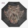 특수 디자인 C 핸들이있는 인버 티드 우산 더블 레이어 내부 바람막이 비치 역방향 접이식 야외 우산