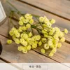 Partihandel-zinmol 1pc DIY Artificial Baby's Andhet Blomma Gypsophila Fake Silikon Plant för Wedding Home Party Decorations 5 Färger