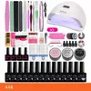 Kit de manucure avec lampe Led 24w36w, perceuse à ongles, Kit de vernis à ongles en acrylique, outils d'art des ongles, Set1723393